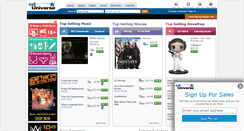 Desktop Screenshot of cduniverse.com
